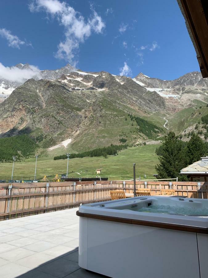 Palace Luxury Wellness Apartment And Boutique Hotel Ski-In-Out Saas-Fee Buitenkant foto