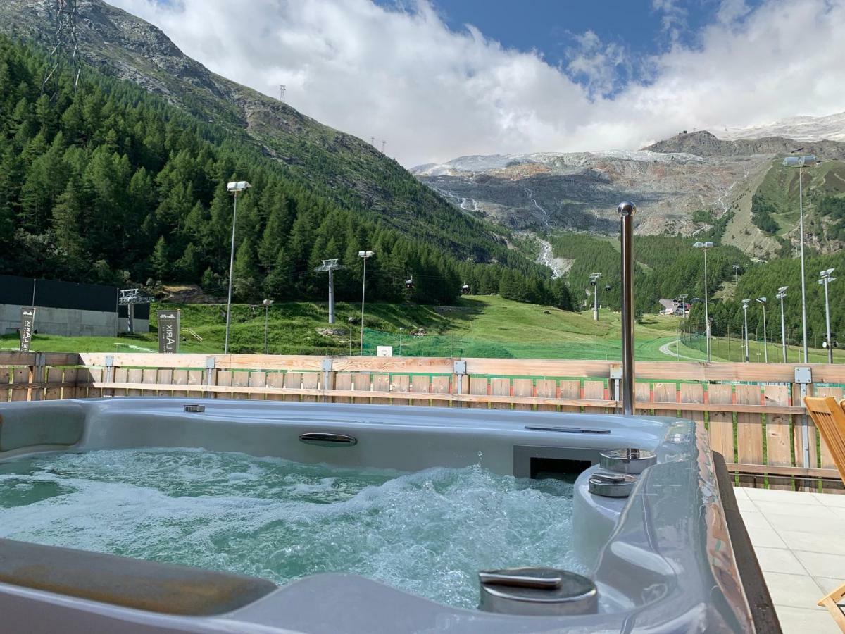 Palace Luxury Wellness Apartment And Boutique Hotel Ski-In-Out Saas-Fee Buitenkant foto