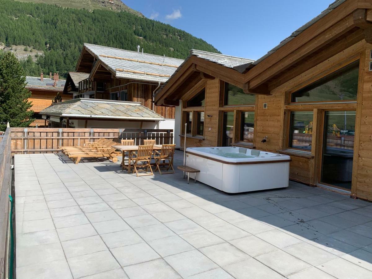 Palace Luxury Wellness Apartment And Boutique Hotel Ski-In-Out Saas-Fee Buitenkant foto