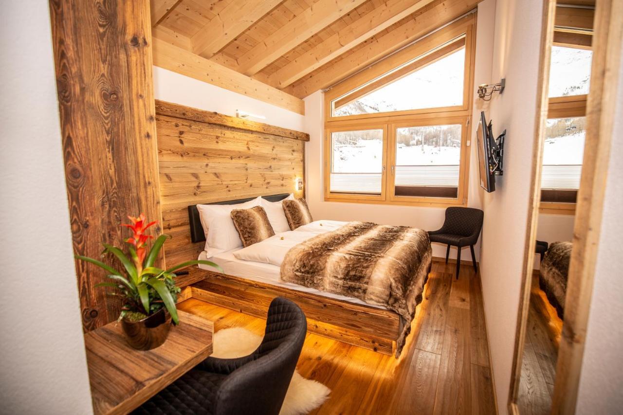 Palace Luxury Wellness Apartment And Boutique Hotel Ski-In-Out Saas-Fee Buitenkant foto